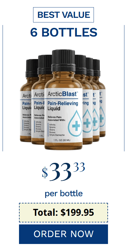 6 Bottles Arctic Blast Best Value Bundle – $33.33 Per Bottle Discount Package